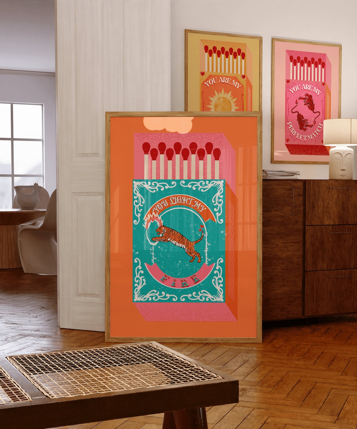 Kitchen Decor Lighting - Je Licht Mijn Vuur Oranje Matchbox