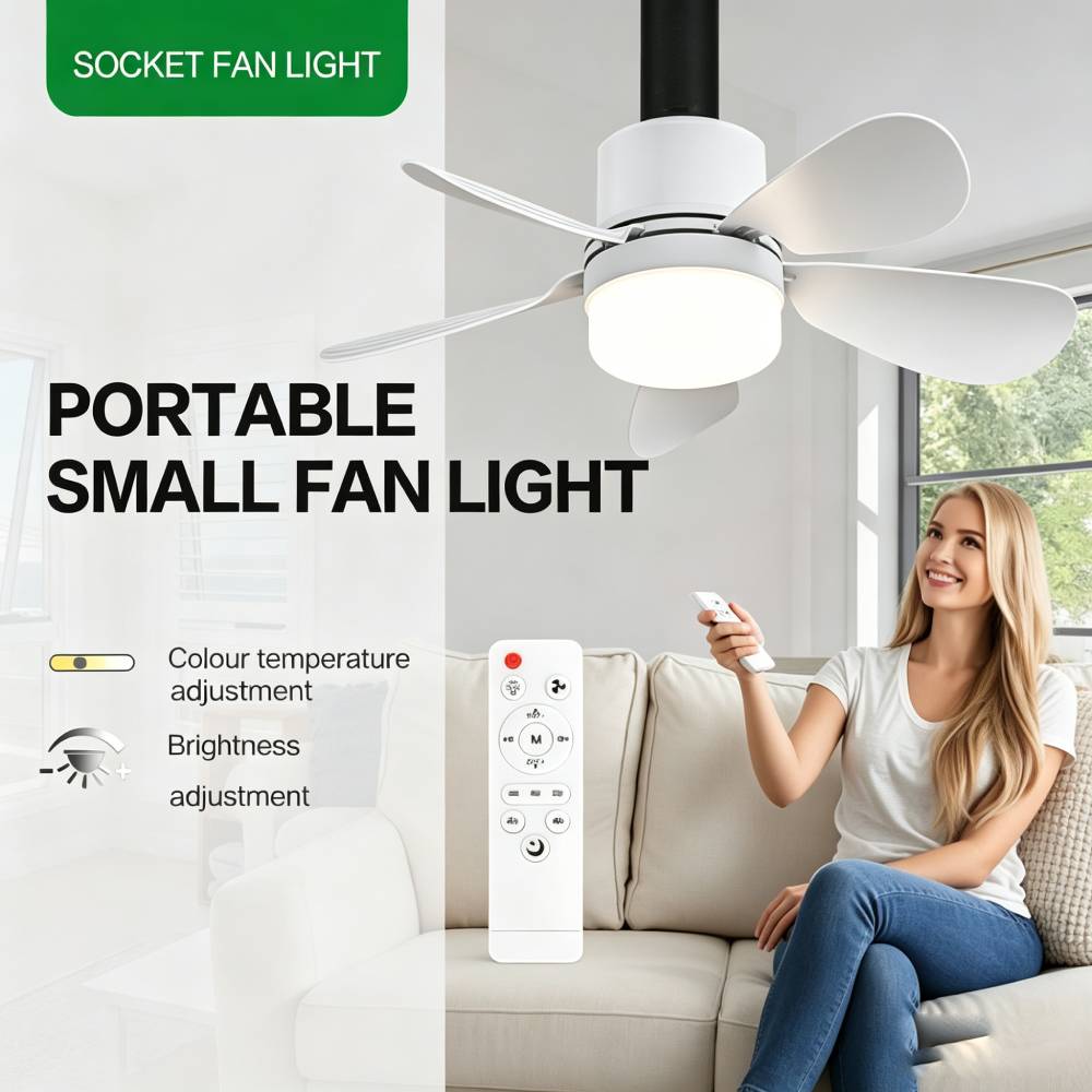 Home Lighting And Decor - Plafondventilator met afstandsbediening, kleine plafondventilator met