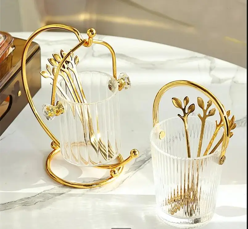 Kitchen Decor Lighting - Lichte luxe lepel fruitvork set metaal