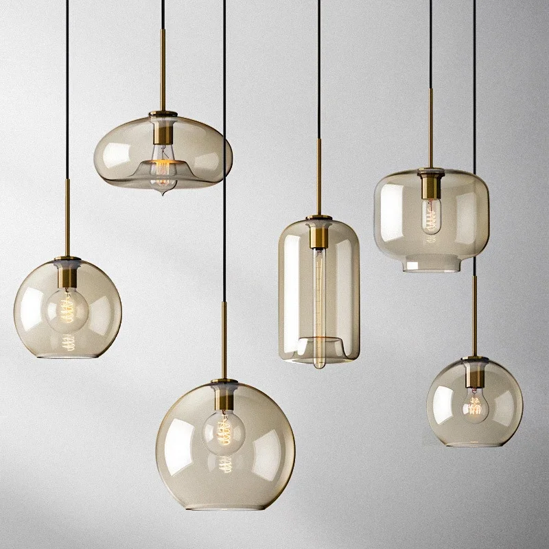 Decor Lighting Fixtures - Moderne Scandinavische hangende loft glazen glans