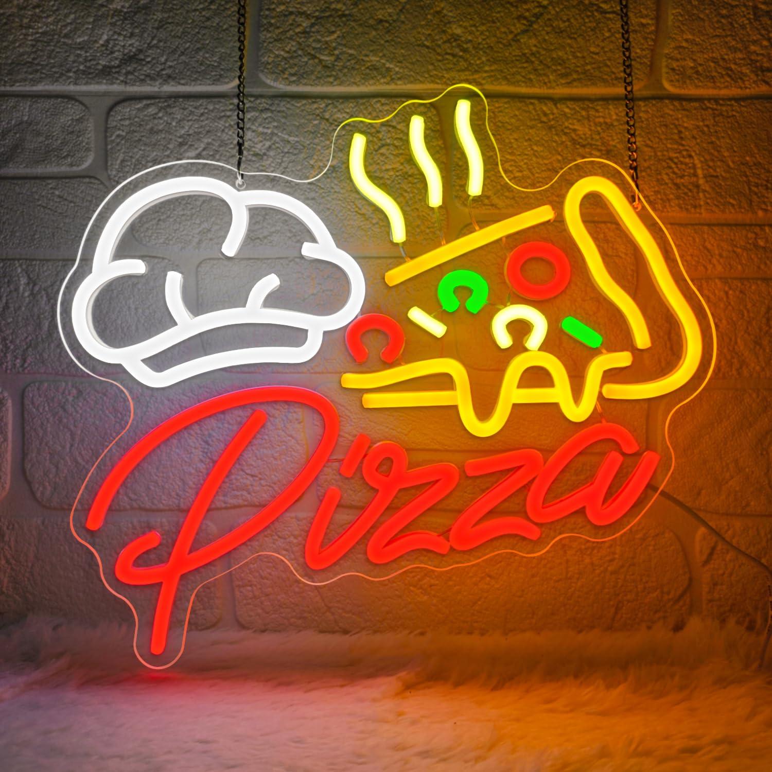 Kitchen Decor Lighting - Pizza Neonbord Kleurrijke Pizza LED Verlichting