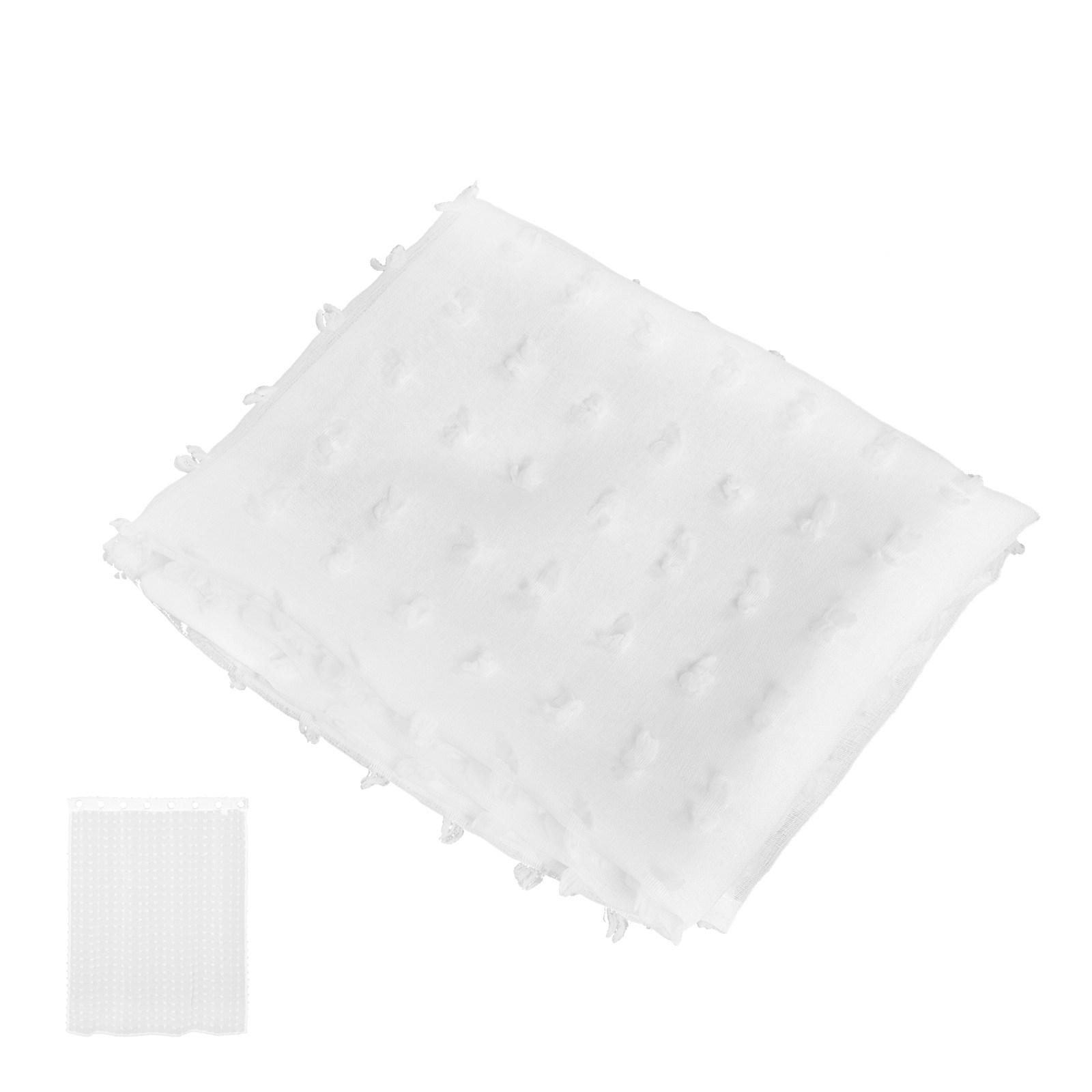 Witte stippen transparante gor - Kitchen Decor Lighting recensie en prijs