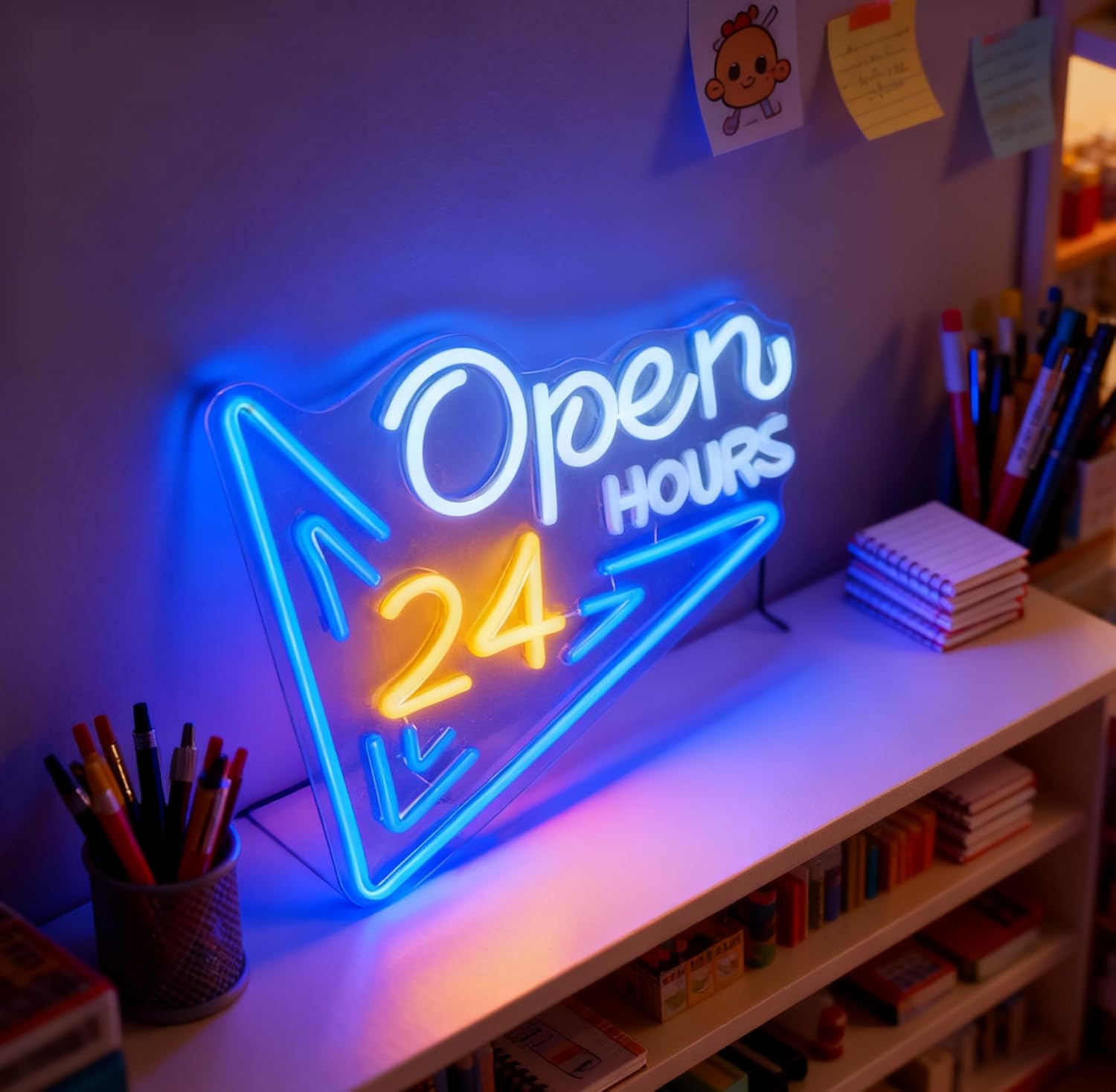    24 uur open neonbord USB-a - Decor Lighting Opening Hours recensie en prijs