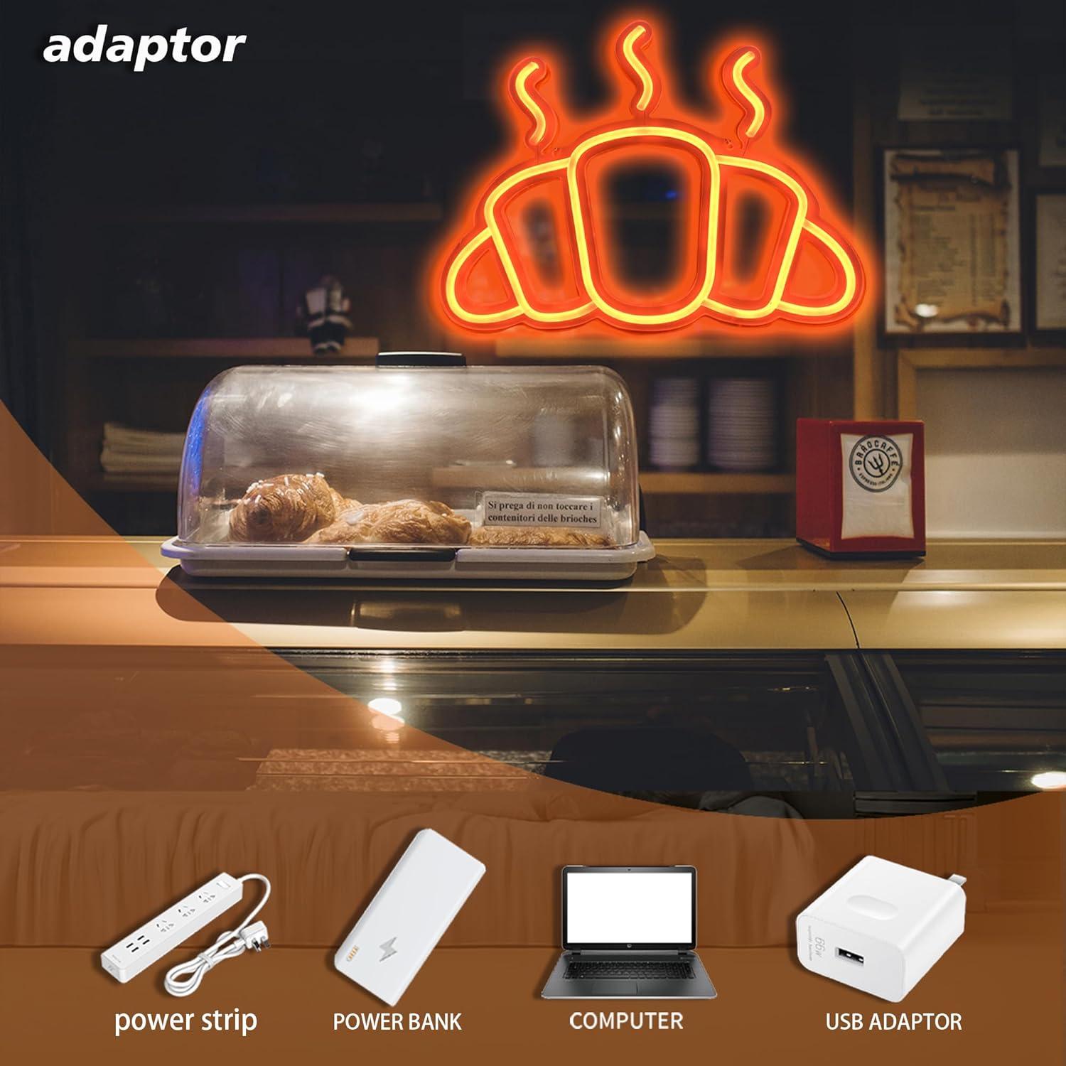 Croissant Neon Sign USB-aanged - Kitchen Decor Lighting recensie en prijs