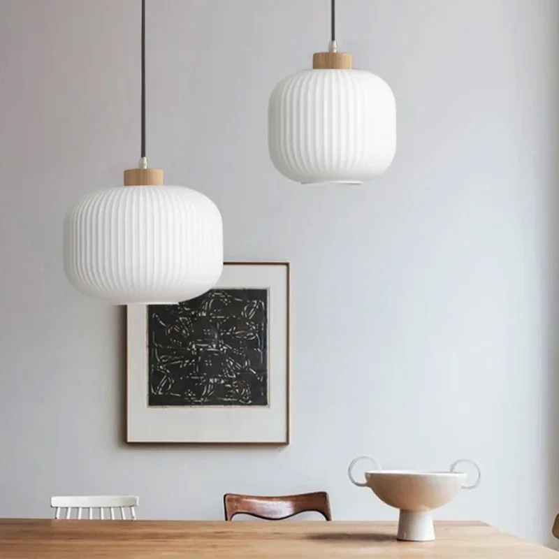 Moderne witte glazen hanglampe - Decor Lighting Fixtures recensie en prijs