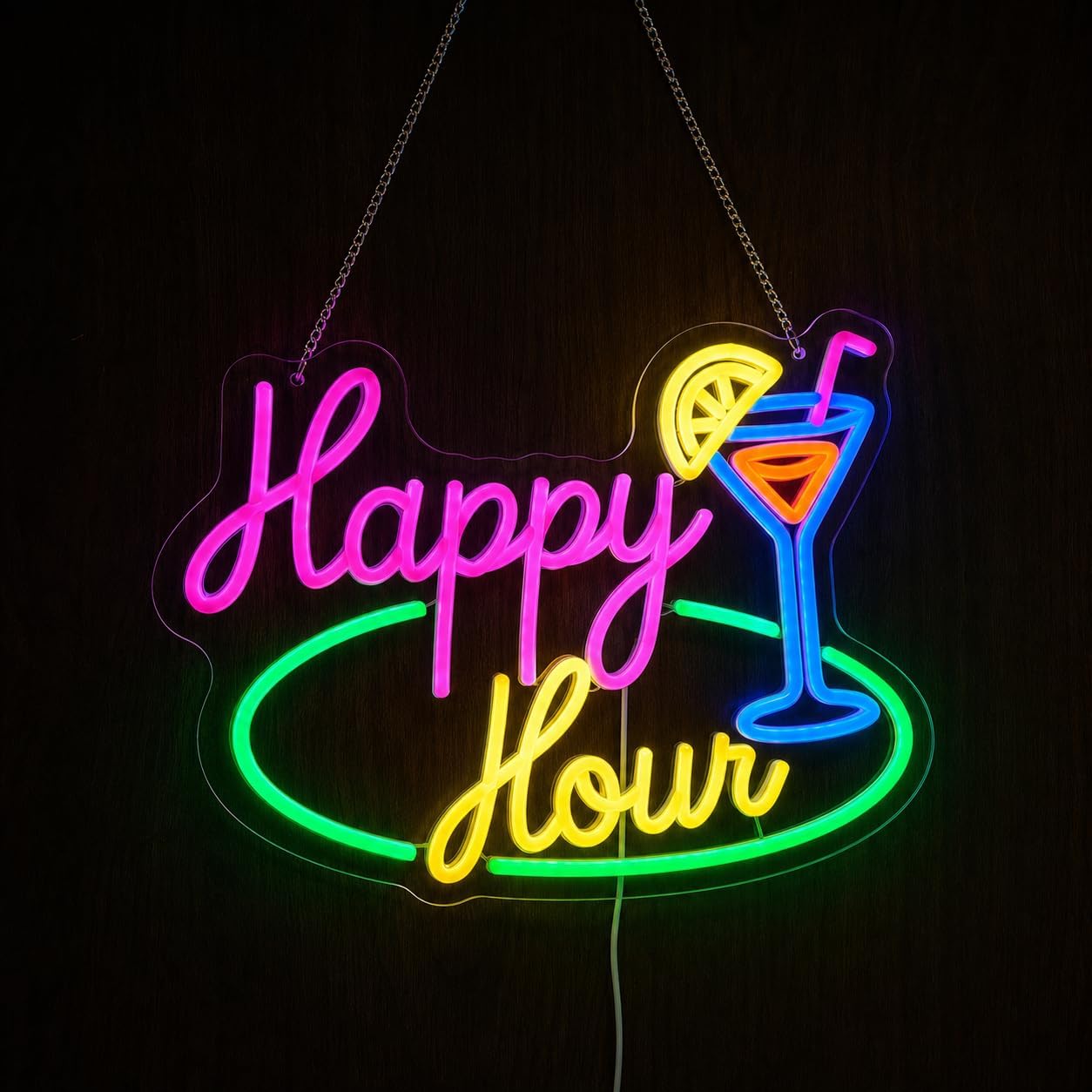 Happy Hour Cocktail LED Neonbo - Decor Lighting Opening Hours recensie en prijs