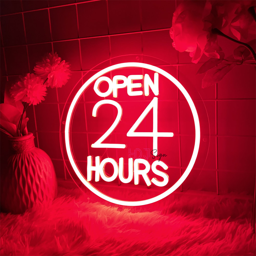 Neon Led-borden open 24-uurs k - Decor Lighting Opening Hours recensie en prijs