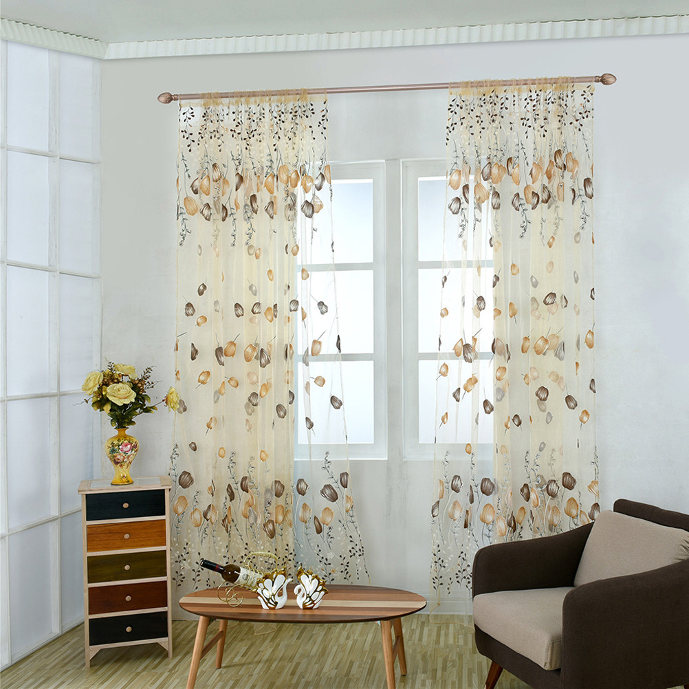 100x200cm Tulp Voile Gordijnen - Kitchen Decor Lighting recensie en prijs