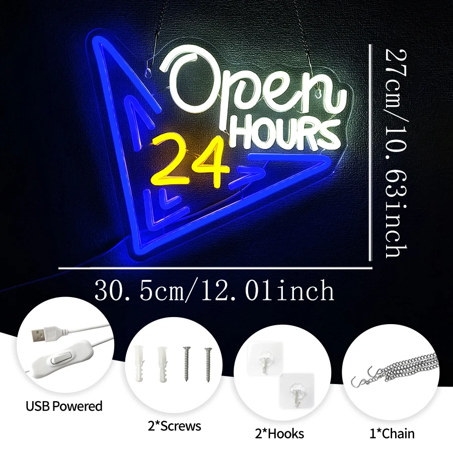 USB Verlichte Reclamebord voor - Decor Lighting Opening Hours recensie en prijs