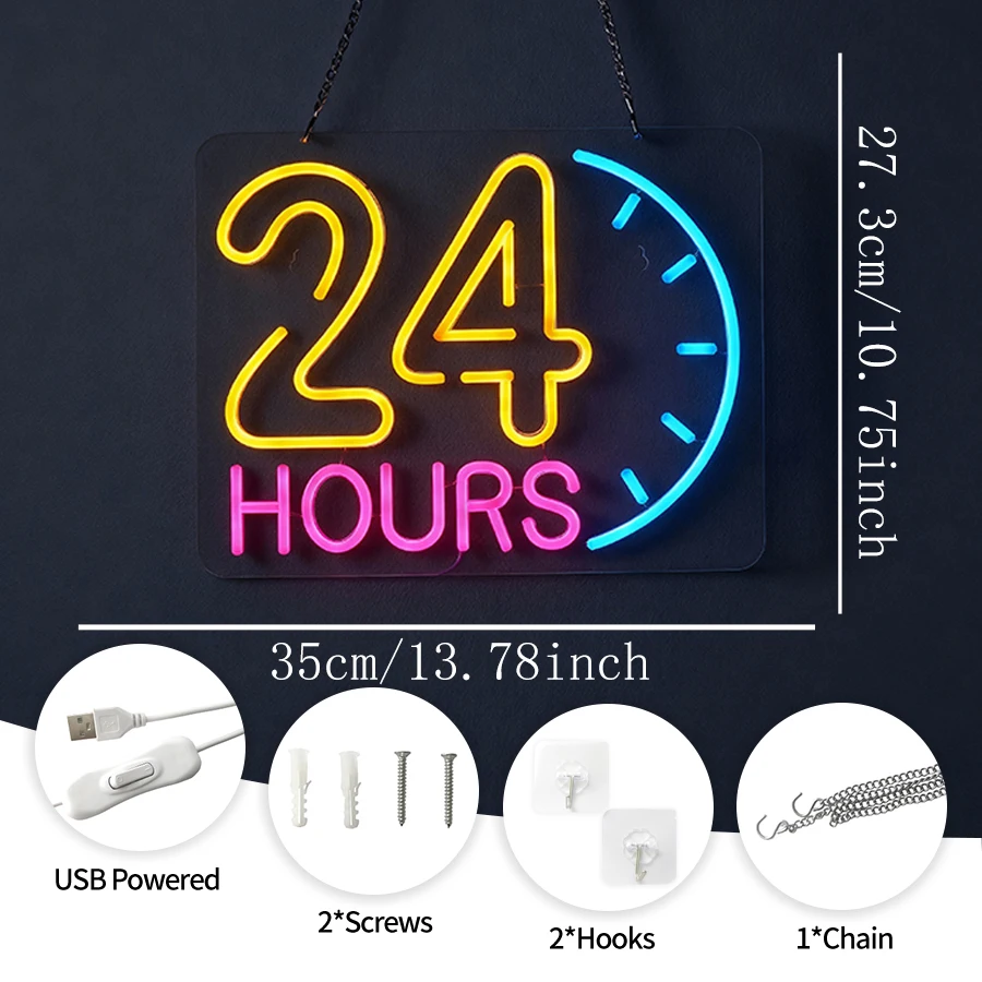USB Verlichte Reclamebord voor - Decor Lighting Opening Hours recensie en prijs