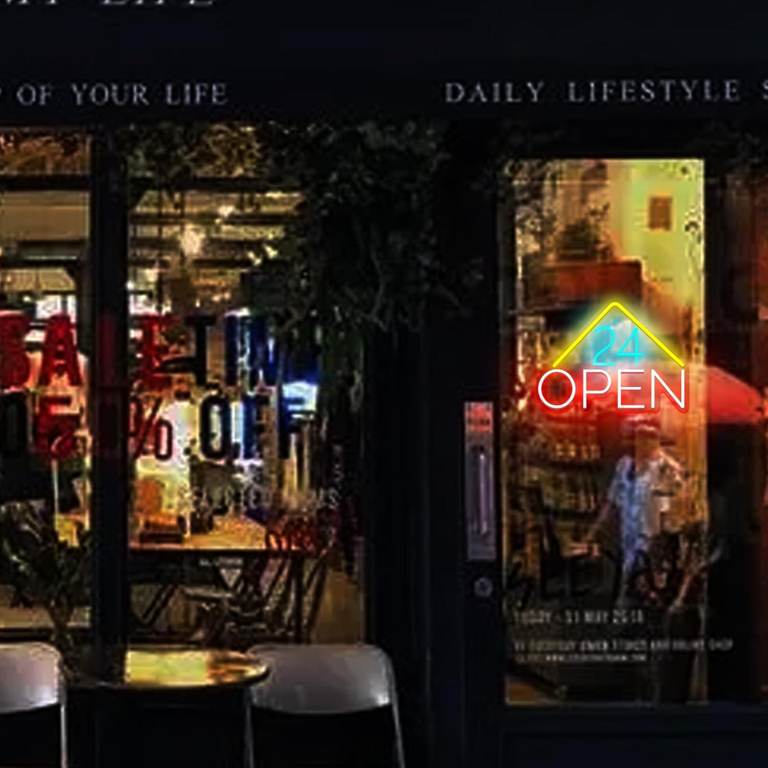 24 uur open neonreclamebord me - Decor Lighting Opening Hours recensie en prijs