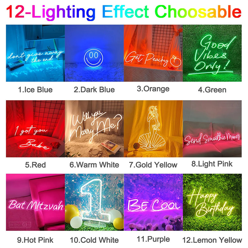 Op maat gemaakte LED neonborde - Lighting Decor Ideas recensie en prijs