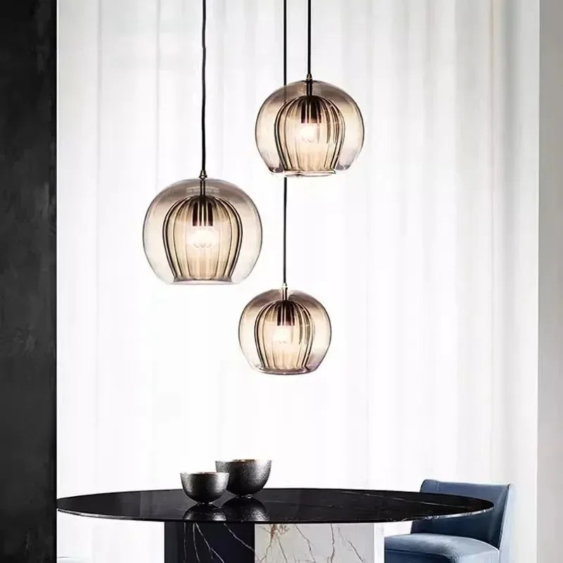 Nordic glazen hanglamp LED gla - Decor Lighting Fixtures recensie en prijs