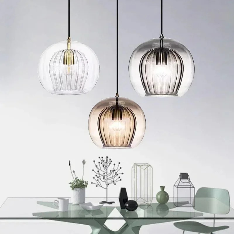 Nordic glazen hanglamp LED gla - Decor Lighting Fixtures recensie en prijs