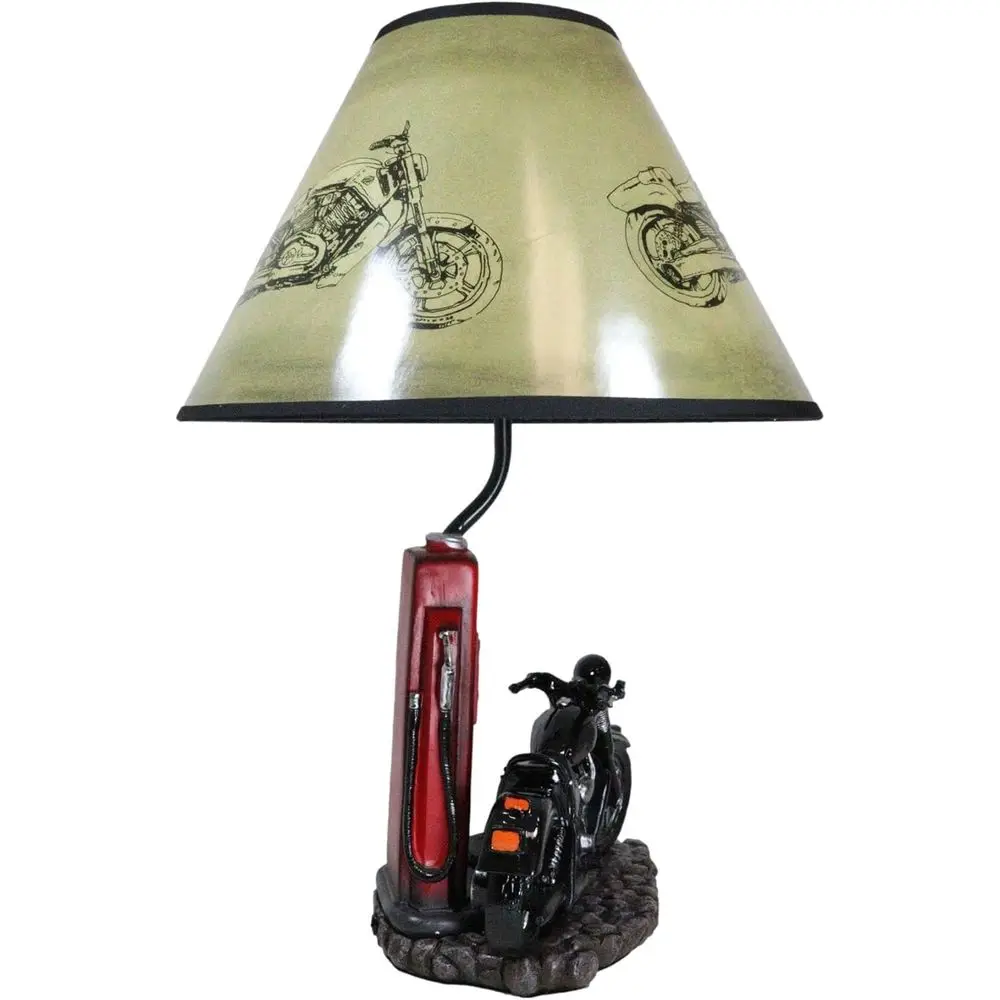 Vintage retro zwarte motorfiet - Home Lighting And Decor recensie en prijs