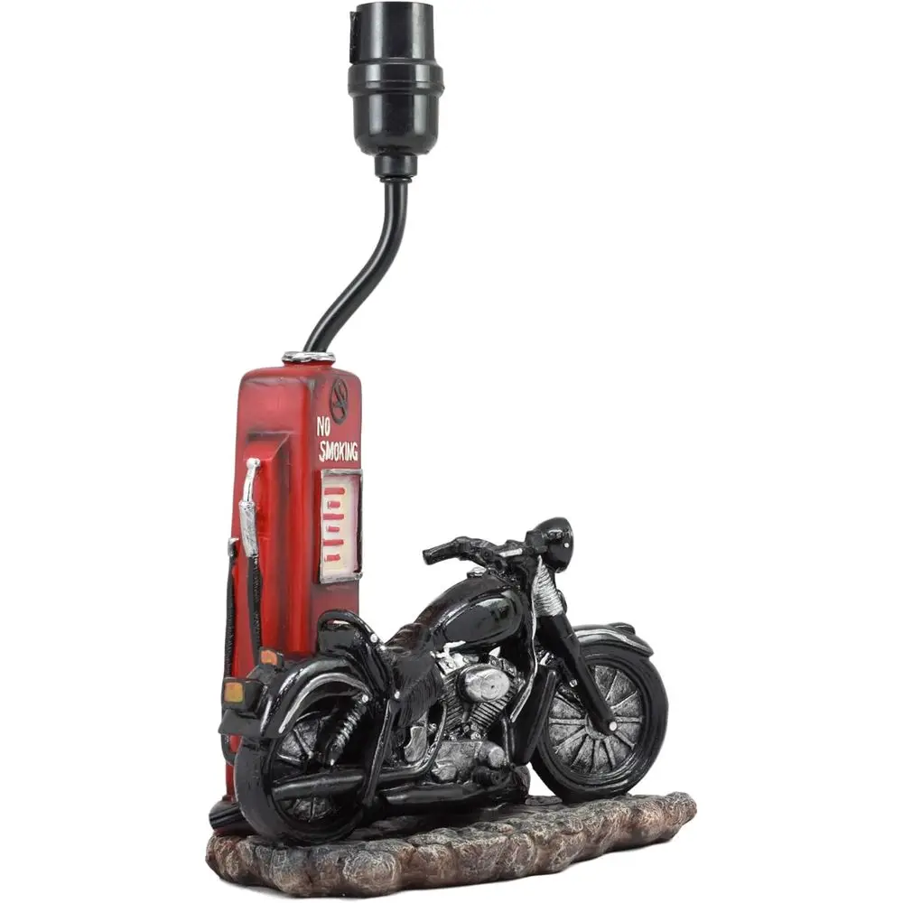Vintage retro zwarte motorfiet - Home Lighting And Decor recensie en prijs
