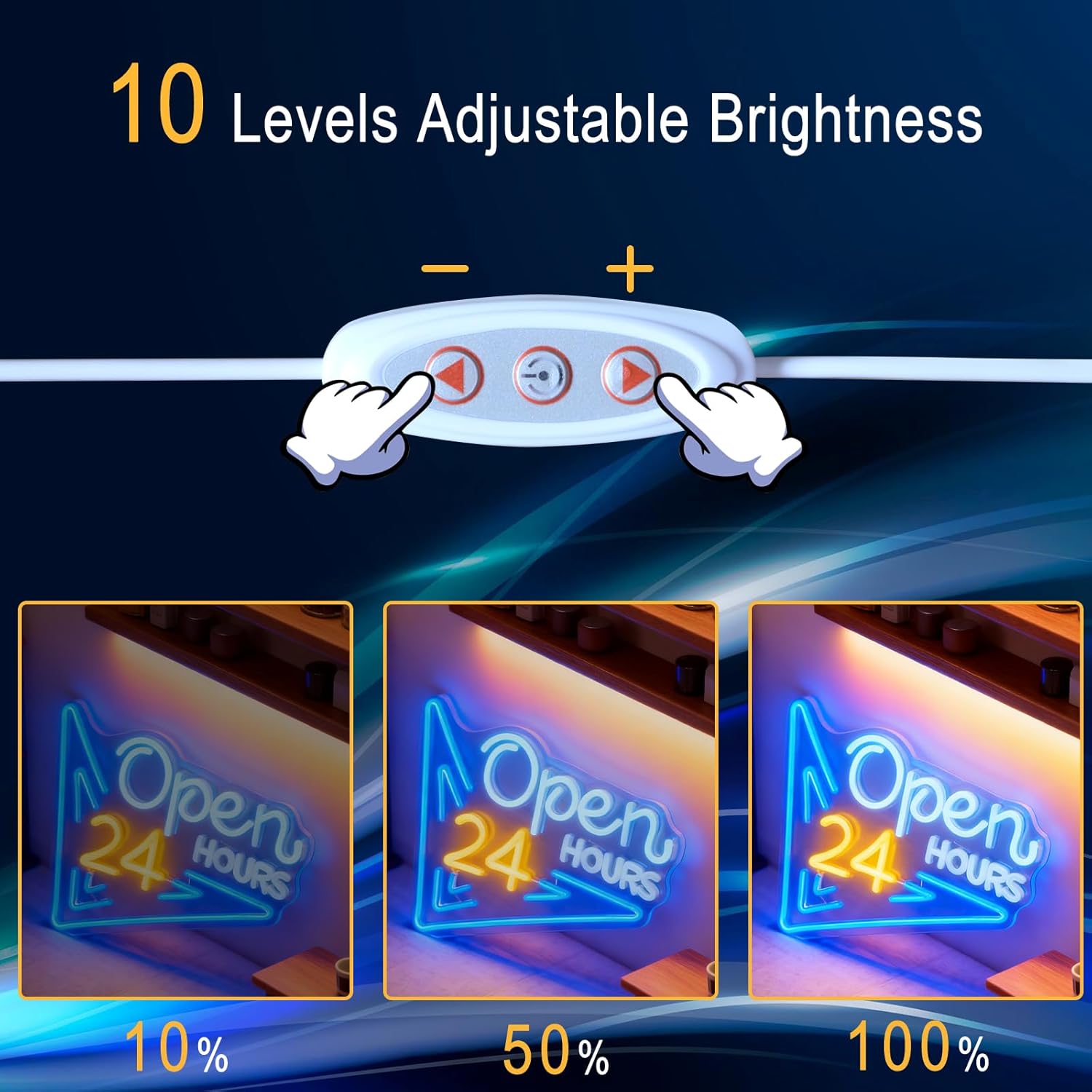 24 uur open neonreclame LED ne - Decor Lighting Opening Hours recensie en prijs