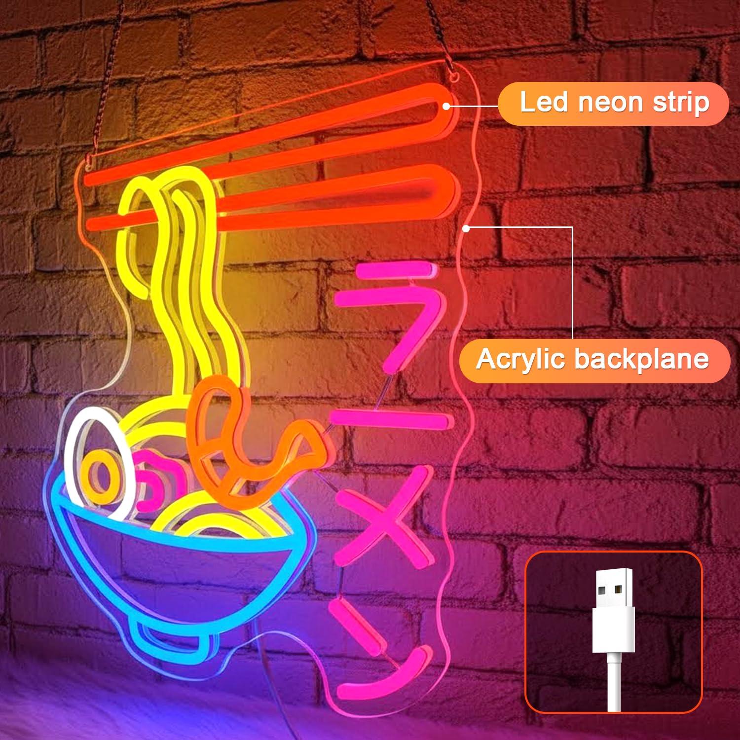 Ramen Neonbord Japanse Noedelk - Kitchen Decor Lighting recensie en prijs