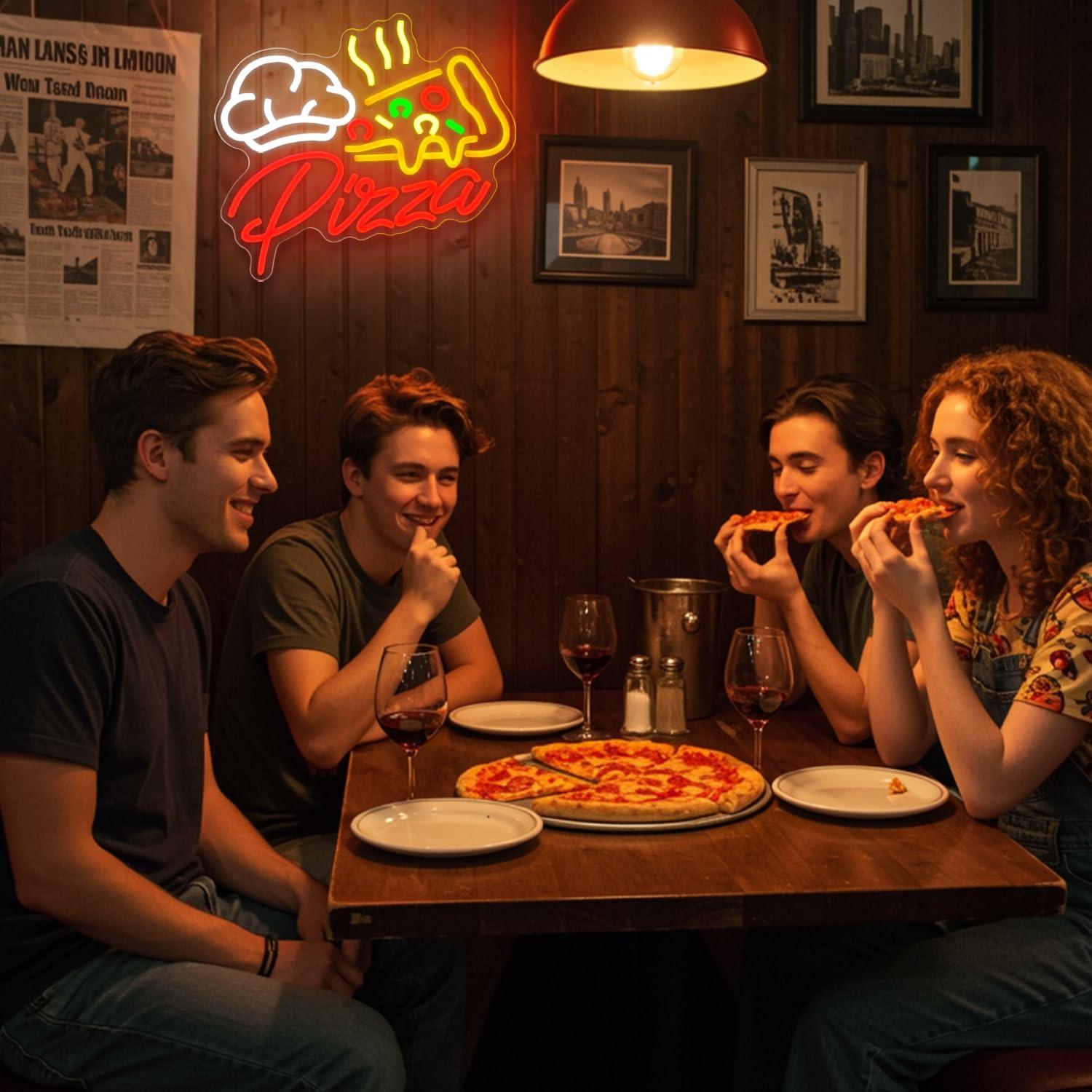 Pizza Neonbord Kleurrijke Pizz - Kitchen Decor Lighting recensie en prijs