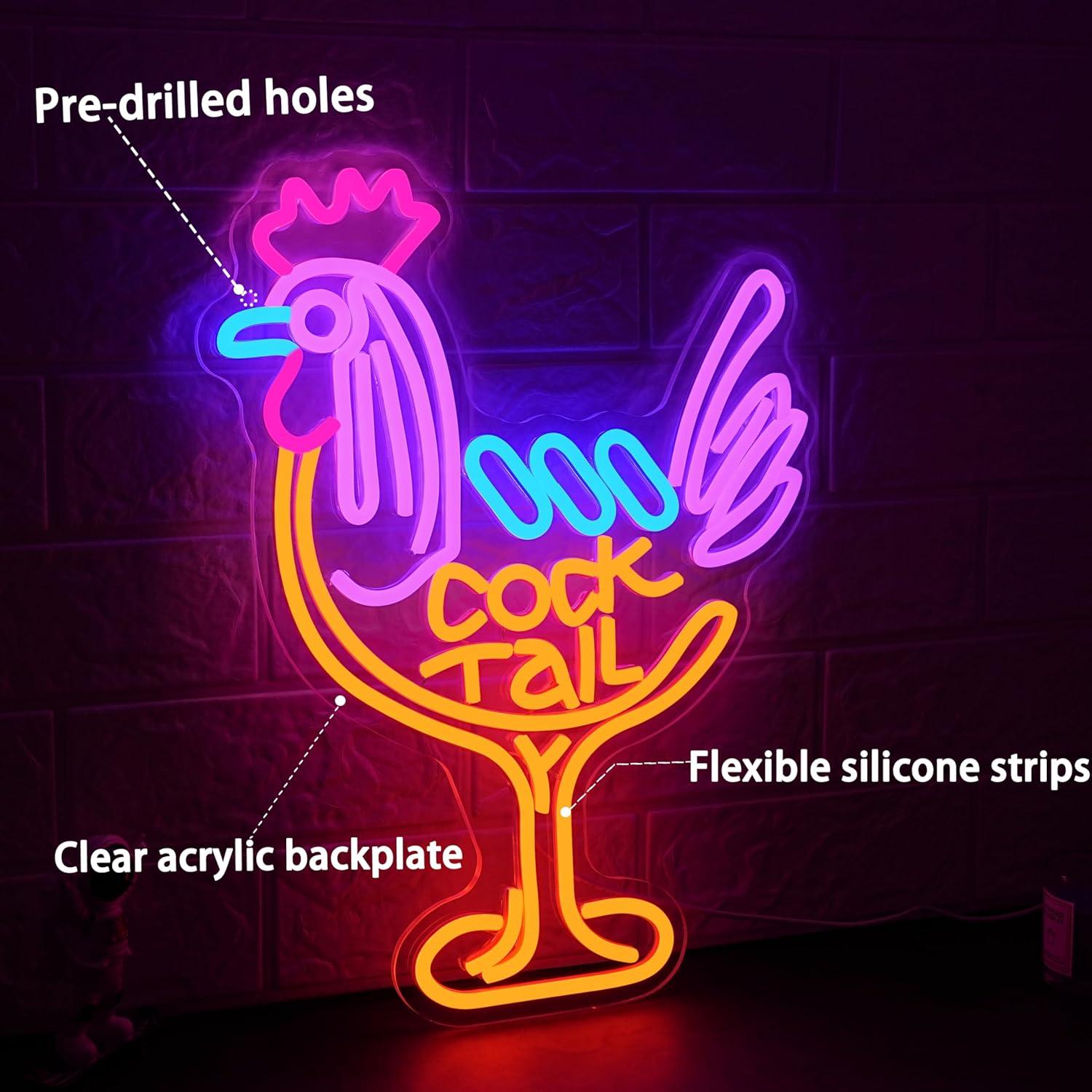 Cocktail Neon Sign USB Dimbare - Kitchen Decor Lighting recensie en prijs