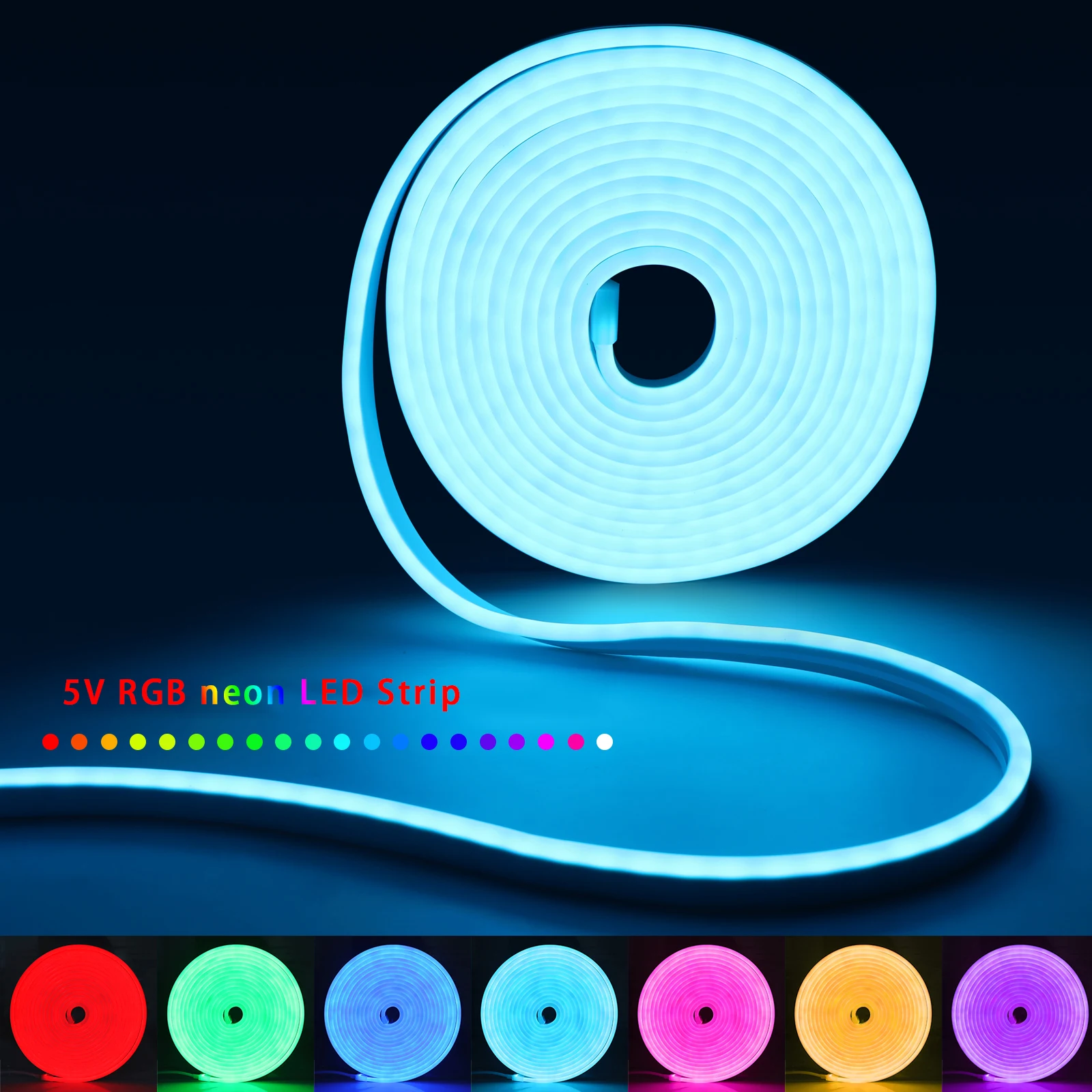 1-5m RGB LED Neon Strip Licht  - Lighting Decor Ideas recensie en prijs
