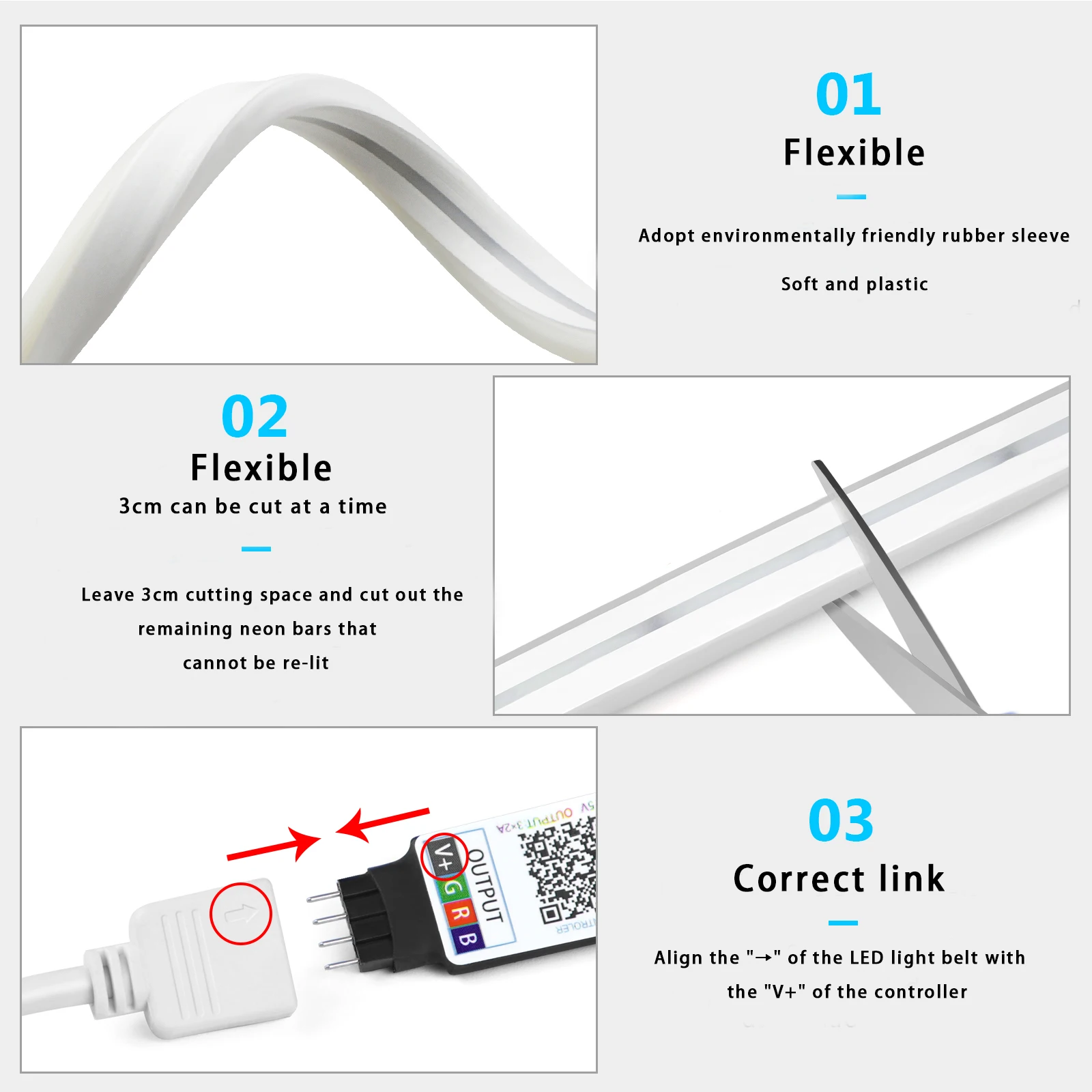 1-5m RGB LED Neon Strip Licht  - Lighting Decor Ideas recensie en prijs